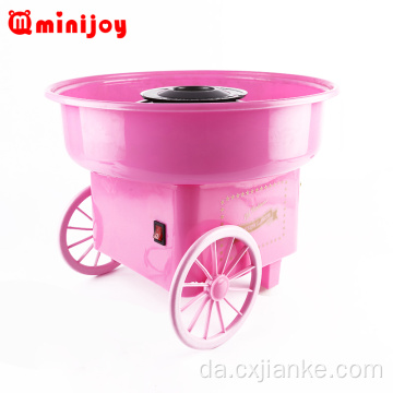 Smuk lyserød bomuldsgodteri maskine